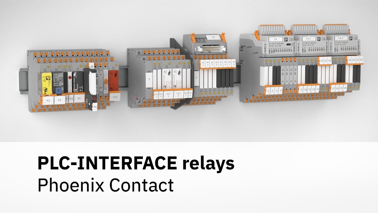 PLC-INTERFACE highly compact relay system