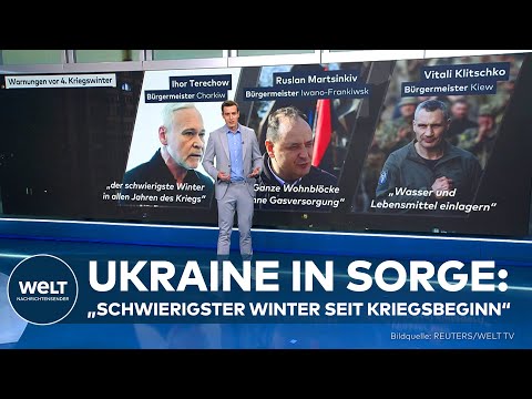 UKRAINE-KRIEG: Das wird „der schwierigste Winter seit Kriegsbeginn!“