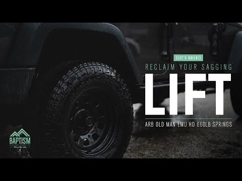 I Had to Get HEAVIER Load Springs on the Jeep *Installing The ARB OME HD Rear Springs*