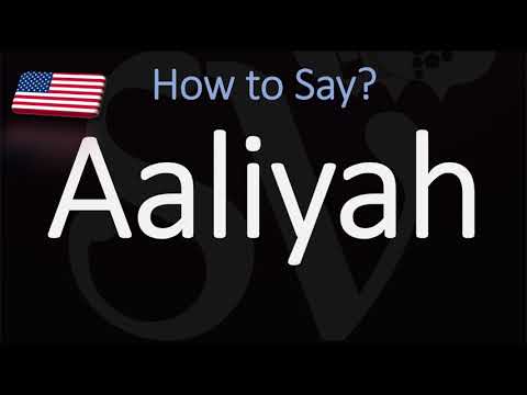 How to Pronounce Aaliyah? (CORRECTY)