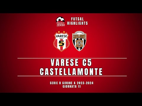 [HIGHLIGHTS] Serie B Futsal Girone A 23/24 - Varese C5 - Castellamonte