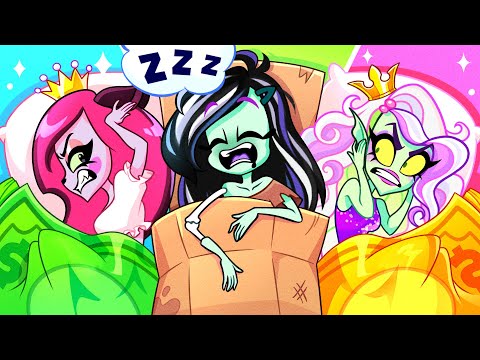 When The Poor Is Better Than The Rich || Crazy Girls Sleepover by Teen-Z House