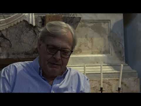 Vittorio Sgarbi, visita a sorpresa a Sabbioneta e Commessaggio, 17 luglio 2020