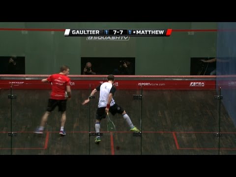 Squash: QuickHit EP152 Gaultier v Matthew : British Grand Prix 2014
