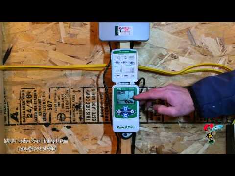 How to operate a Rain Bird rain sensor