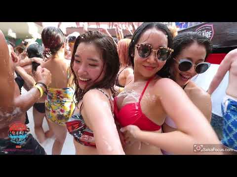 Bubble Party in the Hamilton Pool Party - 2018 Korea International Latin Festival