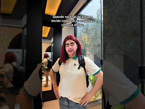 E eu saindo da sala achando que arrasei 💔