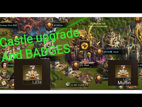 Muffin - How to get BADGES and why you should upgrade your CASTLE - Guns of Glory