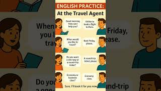 English Conversation Practice | At the Travel Agent | Daily English Speaking #speakconfidentenglish
