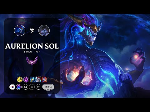 Aurelion Sol Top vs Sylas - KR Master Patch 13.22