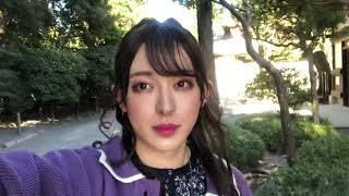 強風の鶴岡八幡宮において、純正無加工で検証する女装。