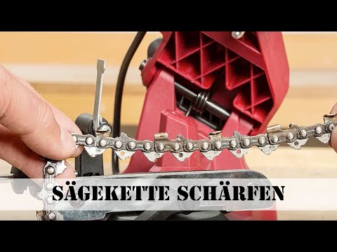 Sägekette schärfen