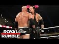 The Undertaker Eliminates Goldberg In The Royal Rumble Match Royal Rumble 2017