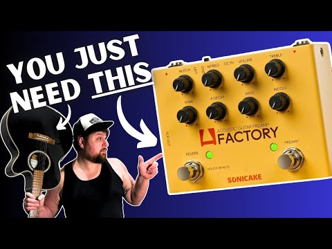 Sonicake A FACTORY Pedal: Your Ultimate Acoustic Instrument Preamp!