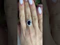 Серебряное кольцо с сапфиром 6.285ct