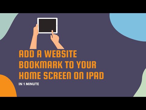 Add a Website Bookmark to Your Home Screen on iPad