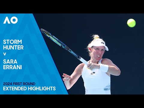 Storm Hunter v Sara Errani Extended Highlights | Australian Open 2024 First Round