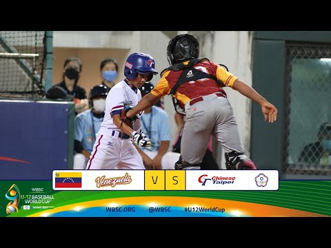 Highlights: Venezuela vs.  Chinese Taipei - WBSC U-12 Baseball World Cup