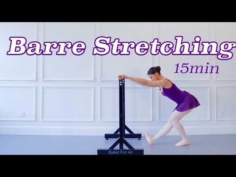 15 minutes Barre Stretching Routine | Ballet For All Barre classes 2021