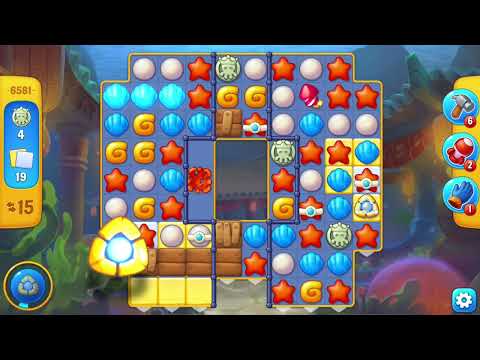 [FISHDOM Walkthrough] Level 6581 (Qua màn - Fishdom)