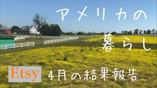 【アメリカの暮らしVlog#14】 アメリカ生活日常Vlog　|  Etsyオンラインショップ４月売上げと利益　| アプリコットで梅干し作り　|　ファームで遊ぶ