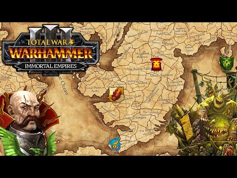 IMMORTAL EMPIRES Official Start Positions - The Empire and Chaos Gods - Total War Warhammer 3