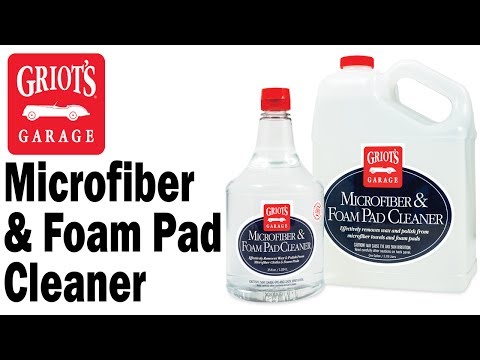 Griot's Garage - Microfiber & Foam Pad Cleaner and how to properly care for your towels & pads
