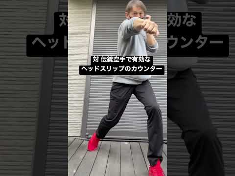 対 伝統空手で有効なヘッドスリップのカウンター #lees #martialart #伝統空手