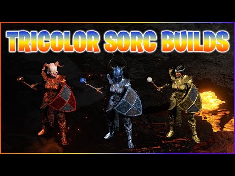 Tricolor P8 Sorc Builds - Happy New Year! [Diablo 2 Resurrected Character Guide]