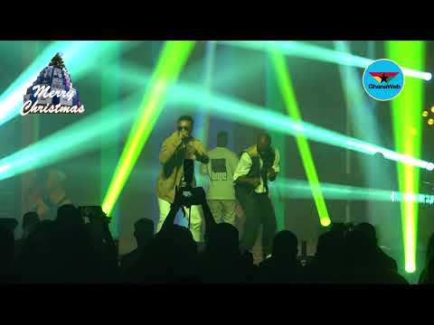 Mr. Drew and Krymi perform 'Dw3' with Sarkodie at Rapperholic 2020