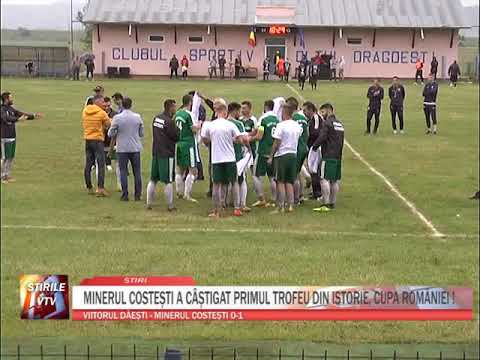 MINERUL COSTESTI A CASTIGAT PRIMUL TROFEU DIN ISTOERIE, CUPA ROMANIEI