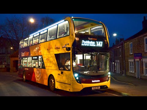 EastRider Journey: East Yorkshire 922 (YX20OEA) Alexander Dennis Enviro 400 MMC