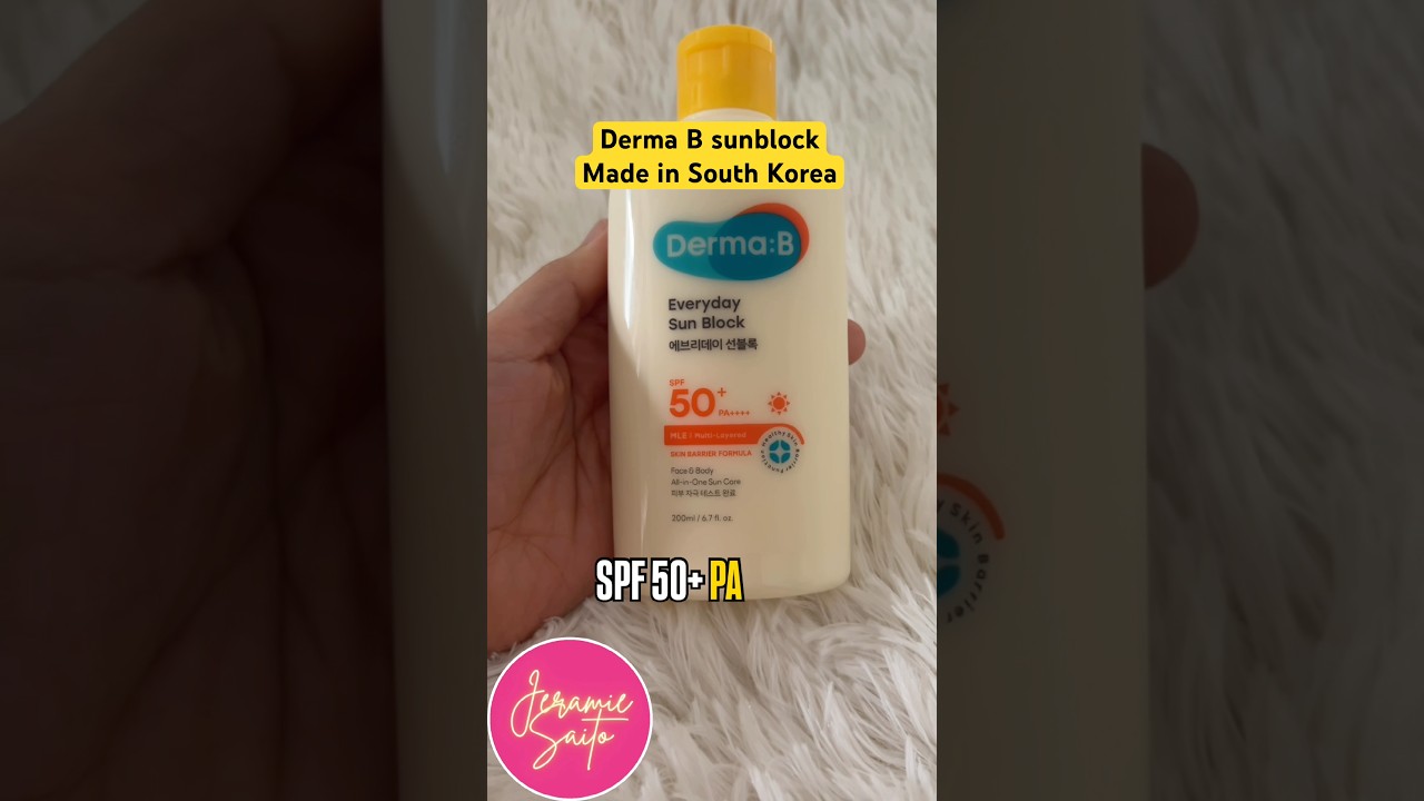 ✨ Derma B Everyday Sunblock SPF 50+ PA++++ ✨ #yesstylereview #yesstyle #yesstyleinfluencers