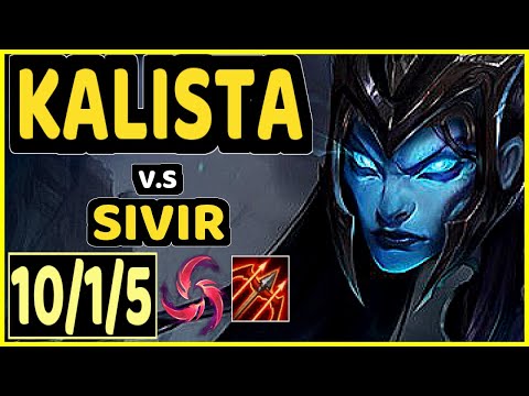 INNAXE (KALISTA) vs SIVIR - 10/1/5 KDA BOTTOM ADC CHALLENGER GAMEPLAY - EUW