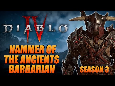 Diablo 4 Season 3 HOTA Barbarian Guide - One Shot Uber Lilith and Duriel With Ease!