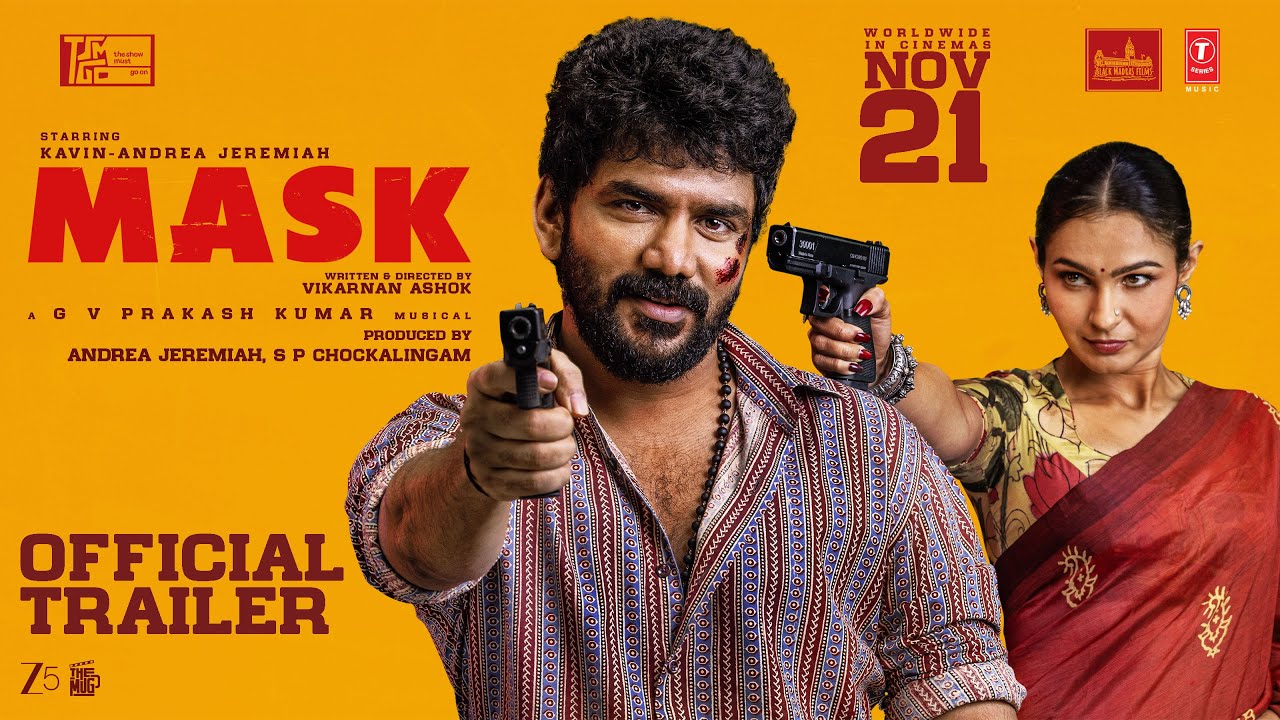 MASK - Trailer | Kavin | Andrea J | GV Prakash Kumar | Ruhani | Vikarnan A
