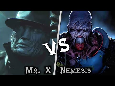 Mr. X ( Tyrant ) Vs Nemesis | Battle Of Monsters