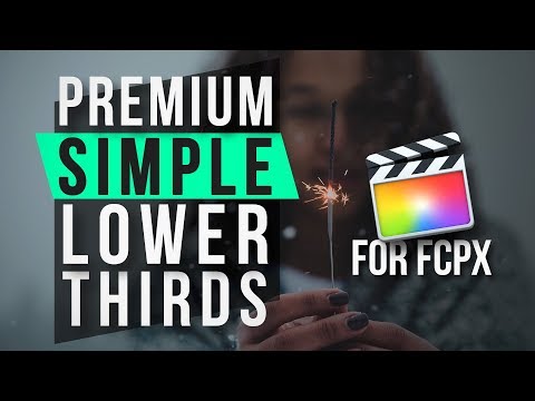 Simple Lower Thirds for FCP X