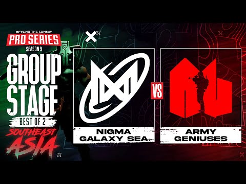 NGX.SEA vs Army Geniuses Game 1 - BTS Pro Series 9 SEA: Group Stage w/ Ares & Danog