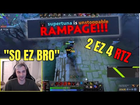"SO EZ BROS" Arteezy Shadow Fiend Rampage