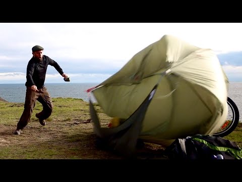 Solo Camping in Wind and Rain (I Almost Lost my Tent)