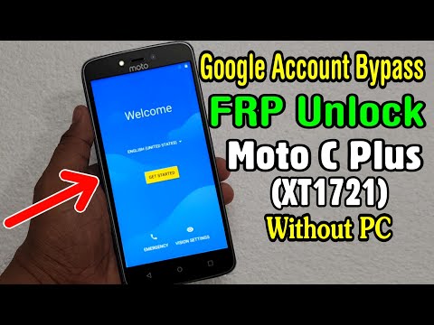 Motorola Moto C Plus (XT1721) FRP Unlock or Google Account Bypass Easy Trick Without PC