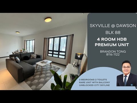 [For Sale] Skyville @ Dawson | 4 Room Premium | Comes with Balcony | Above 30th Floor