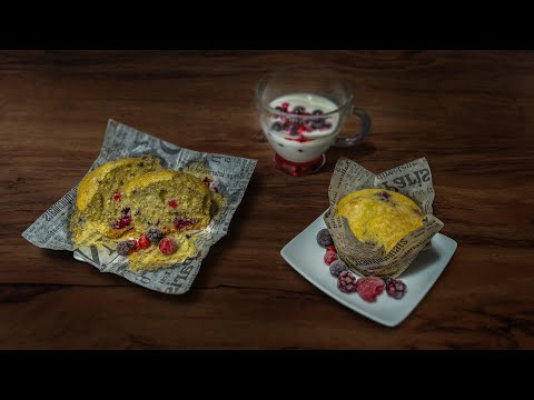 Muffin ai frutti di bosco