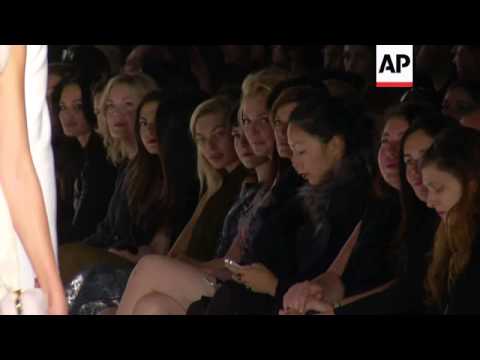 Katherine Heigl attends J. Mendel's show at New York Fashion Week