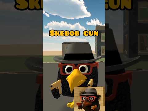 Chicken gun new skin Skebob gun✨🎉 #chickengun #skebobgun #tvomega #dragondude  #chickengunnewupdate
