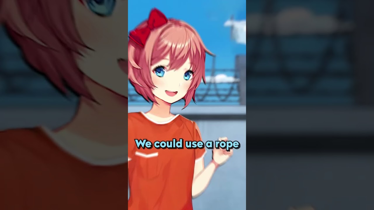 SUPER Subtle Foreshadowing 7🧁(DDLC Voiced Animation) #ddlc #shorts