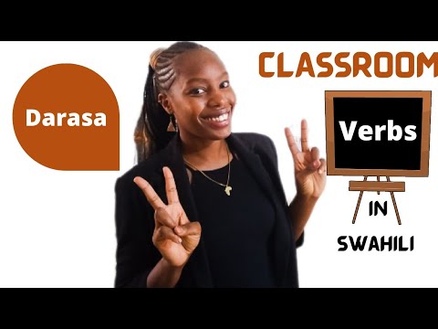 Learn Classroom Verbs in Swahili|Learn Swahili #verbs #swahili