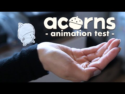 New Project "Acorns" Animation Test | Mysterious Visitors at Tonko House