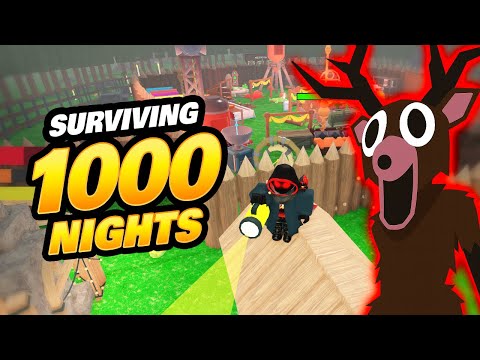 Surviving 1000 Nights in the Forest